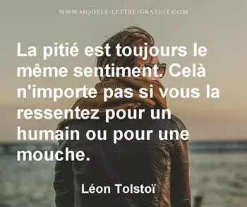 Citation de Léon Tolstoï