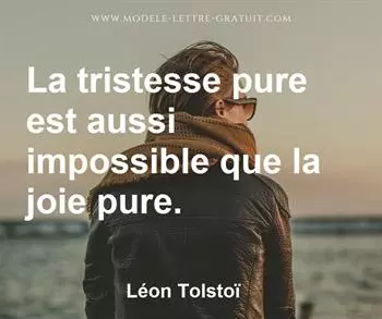 Citation de Léon Tolstoï
