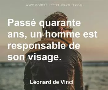 Citation de Léonard de Vinci