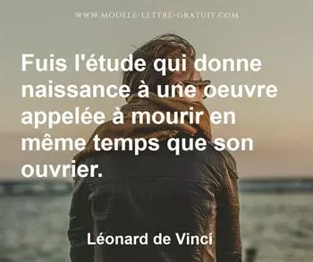 Citation de Léonard de Vinci
