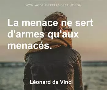 Citation de Léonard de Vinci