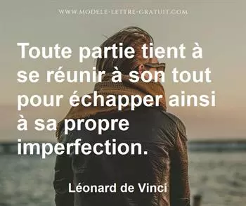 Citation de Léonard de Vinci