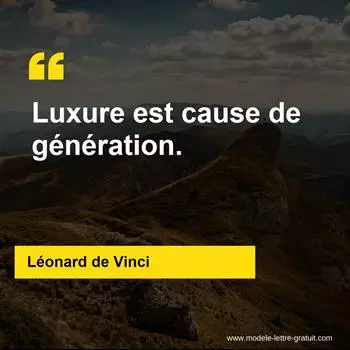 Citation Léonard de Vinci