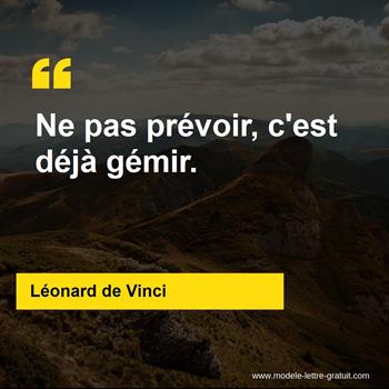 Citations Léonard de Vinci