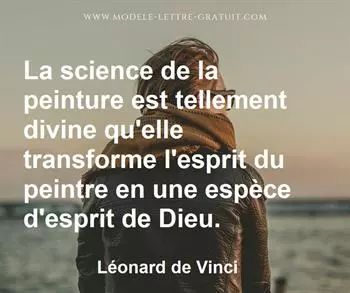 Citation de Léonard de Vinci