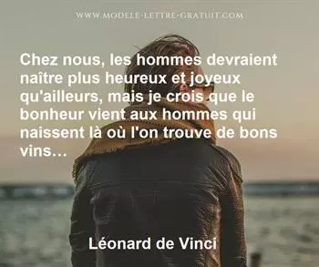Citation de Léonard de Vinci