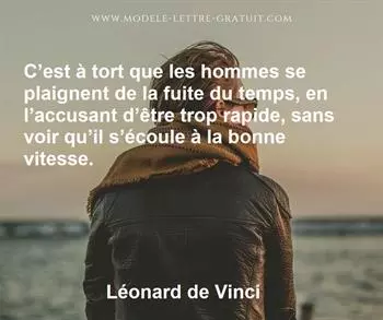 Citation de Léonard de Vinci