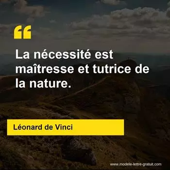Citation Léonard de Vinci