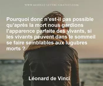 Citation de Léonard de Vinci