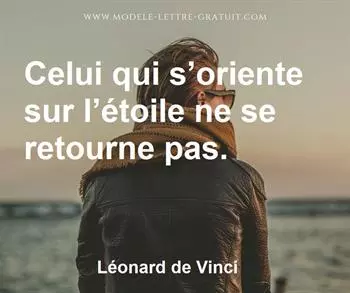 Citation de Léonard de Vinci