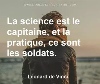 Citation de Léonard de Vinci