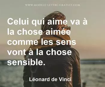 Citation de Léonard de Vinci