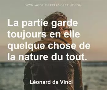 Citation de Léonard de Vinci