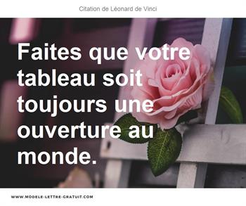 Citations Léonard de Vinci