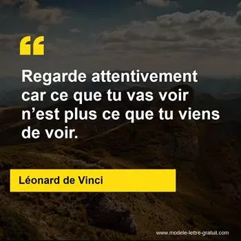 Citation Léonard de Vinci