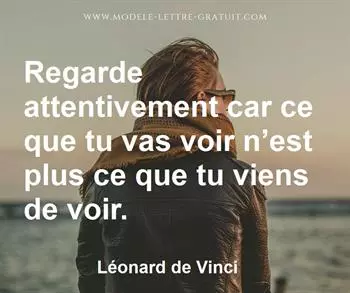 Citation de Léonard de Vinci