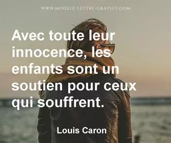 Citation de Louis Caron