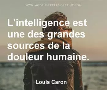 Citation de Louis Caron
