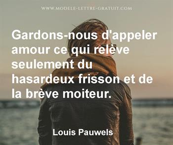 Citation de Louis Pauwels