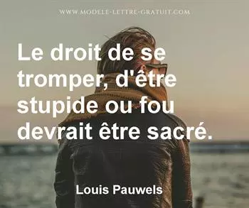 Citation de Louis Pauwels