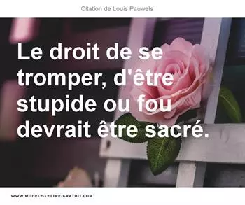 Citations Louis Pauwels