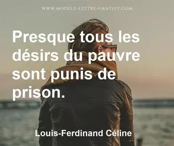 Citation de Louis-Ferdinand Céline
