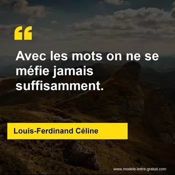 Citation Louis-Ferdinand Céline