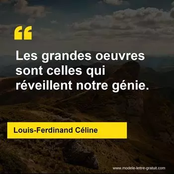 Citation Louis-Ferdinand Céline