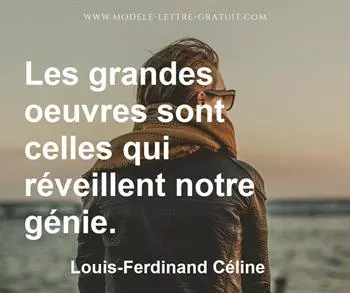 Citation de Louis-Ferdinand Céline