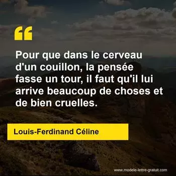 Citation Louis-Ferdinand Céline