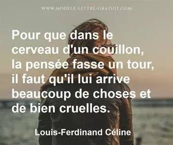 Citation de Louis-Ferdinand Céline