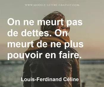 Citation de Louis-Ferdinand Céline