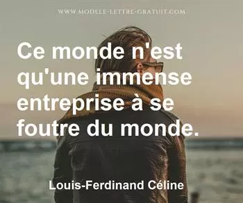 Citation de Louis-Ferdinand Céline