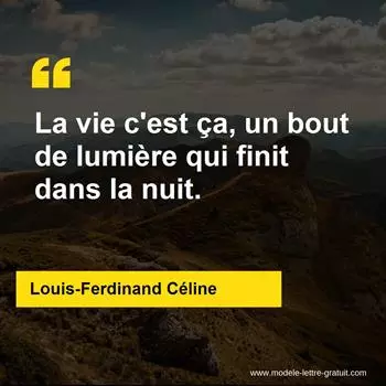 Citation Louis-Ferdinand Céline