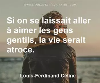 Citation de Louis-Ferdinand Céline