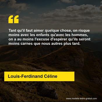 Citation de Louis-Ferdinand Céline