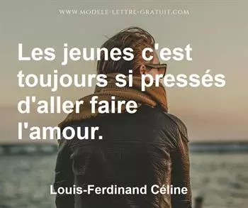 Citation de Louis-Ferdinand Céline