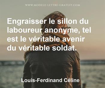 Citation de Louis-Ferdinand Céline