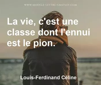 Citation de Louis-Ferdinand Céline