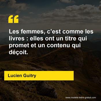 Citation Lucien Guitry