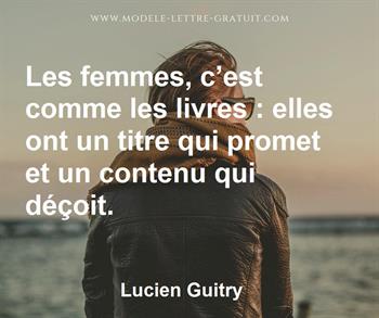 Citation de Lucien Guitry