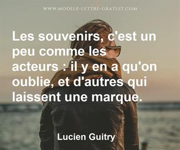 Citation de Lucien Guitry