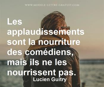 Citation de Lucien Guitry