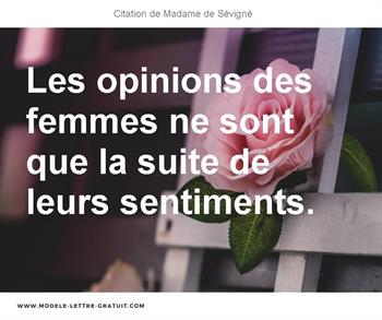 Citations Madame de Sévigné