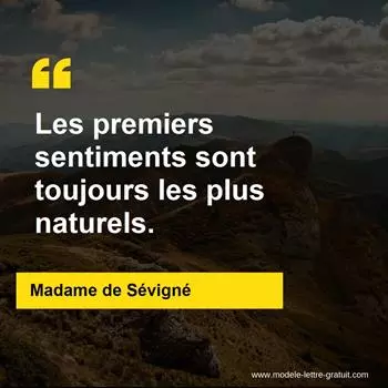 Citation Madame de Sévigné