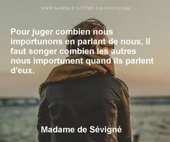 Citation de Madame de Sévigné