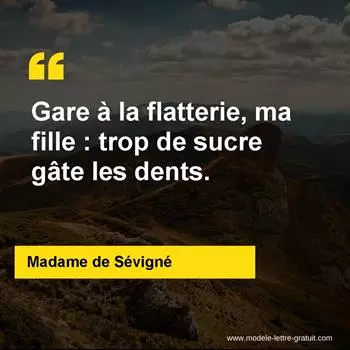 Citation Madame de Sévigné