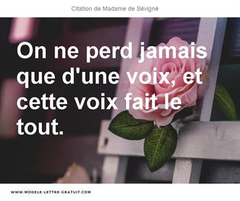 Citations Madame de Sévigné