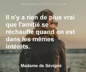 Citation de Madame de Sévigné