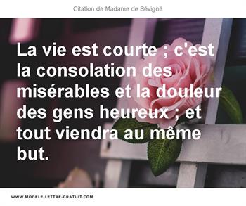 Citations Madame de Sévigné